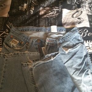 CINCH DISTRESSED STONEWASHED JEANS 30x36